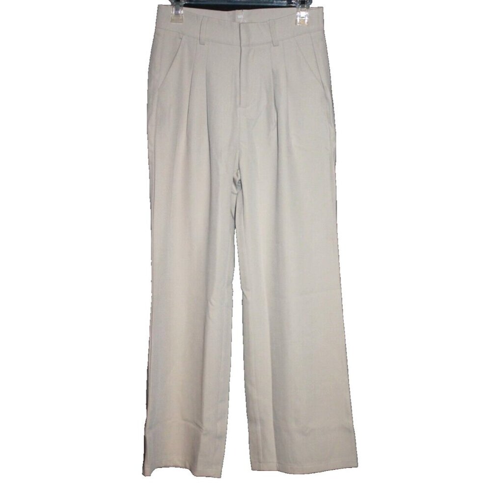 NiMin Pants Size Small 27X29 Khaki Tan Boot Cut Button Belt Loops NEW NWT